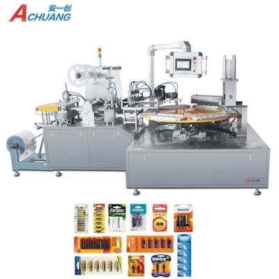 China 2021New Products AC-350 PVC Paper Card Automatic High Speed ​​Blister Heat Sealing Packaging Machine For Thermometer for sale