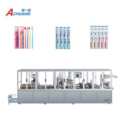 China New Products Automatic For Plastic Toothbrush Clamshell Blister Paper Card Heat Sealing Packing Machine for sale