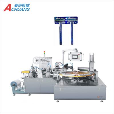 China Automatic Disposable Products Razor Blister Packaging Machine for sale