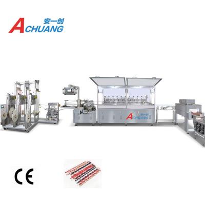 China Factory Cutting Paper Straw Machine Multi-cutter Paper Drinking Straw Making Machine With Automatic Paper Connection for sale