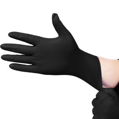 China Wholesale Black Nitrile Powder Free Nitrile Gloves With Disposable Touch Screen Nitrile Gloves High Quality for sale