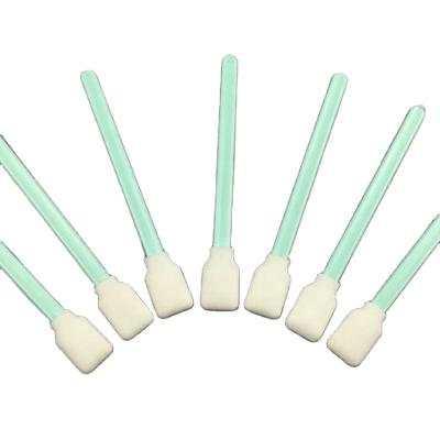 China Foam Tip Dust Industrial Cleaning Clean Printhead Cleanroom Foam Tip Stick Lint Free Suppliers Clean Room Foam Swabs for sale