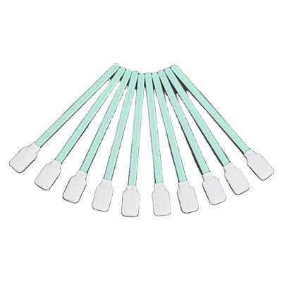 China 100pcs Polyester Industrial Cleaning Swabs Rectangular Solvent Lint Free Cleaning Swabs for sale