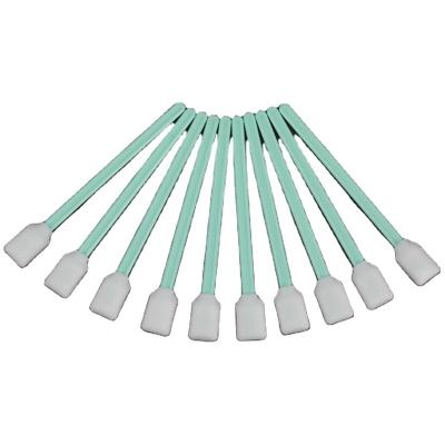 China Foam Tip Industrial Dust Clean Printhead Cleanroom Lint Free Exchanges Foam Tip Stick Suppliers Cleaning Swabs For Printer Head for sale