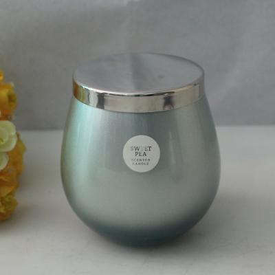 China Wholesale Home Decoration Candle Heat Resistant Glass Jar For Gift for sale