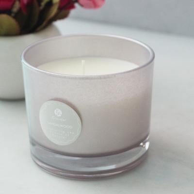 China Home Decoration Natural Soy Scented Candle In Glass Candle Jar With Lid for sale