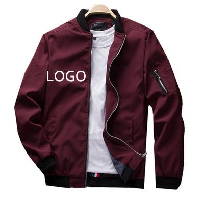 China Large Boys Cotton Coat Casual Large Anorak Viable With Logo Spring Plus Size Men's Clothing Bomber Jacket for sale