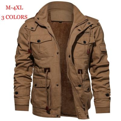 China High Quality Breathable Jackets And Coats 2021 Winter Men Military Fleece Jackets Warm Pilot Thicken Outerwear Plus Size Jackets for sale