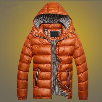 China Fashion Regular Winter Jacket Men Anorak Hoodie Jacket Coat With Zipper Down Jacket Plus Size Mens Coats for sale