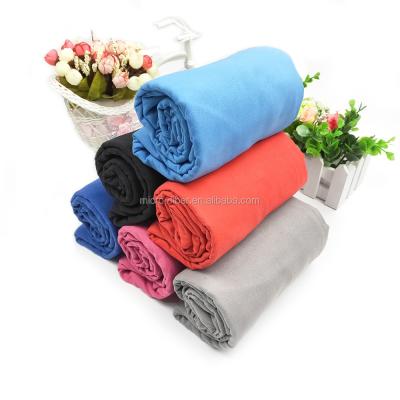 China Superdry Popular QUICK DRY Travel Fitness Microfiber Fitness Absorbent Quick Dry Towel With Mesh Bag for sale