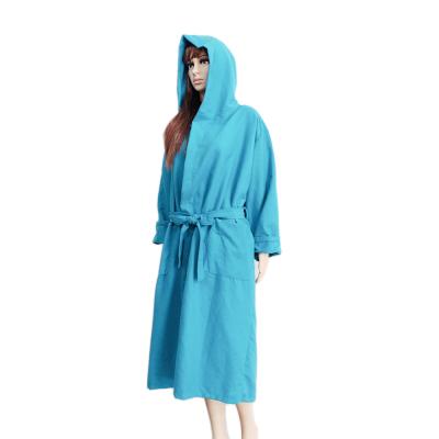 China Breathable High Quality Quick Dry Custom Made Microfiber Suede Bathrobe for sale