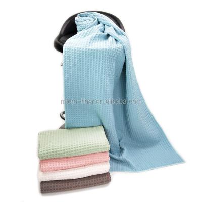 China QUICK DRY Ultra Absorbent Quick Dry Waffle Weave Yoga Gym Hot Towel for sale