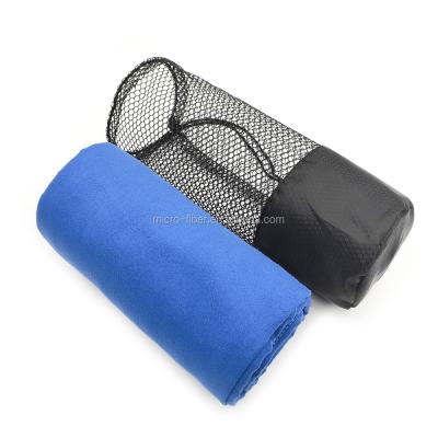 China 2019 Hot Sale Ultra Absorbent Customized Quick Dry Quick Dry Sand Free Microfiber Towel With Mesh Bag For Gym Sports Travel Beach Yoga for sale