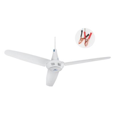 China Good Quality Big Hotel Factory Industrial DC 12V Ceiling Fan for sale