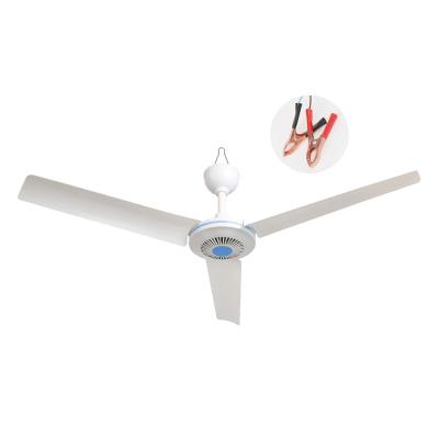 China Celling Fan DC 12v Personal Cooling Solar Plastic Fan for sale