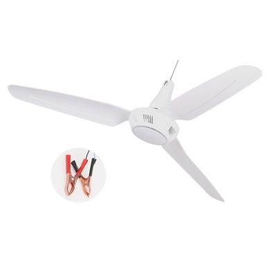 China Industrial Hotel Factory High Speed ​​Powered Cooling DC Solar Ceiling Fan 12v for sale