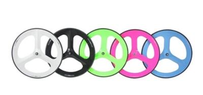 China 2014 colorful new700c light tri-spokes /3-spoke carbon clincher wheel for road &track bike for sale