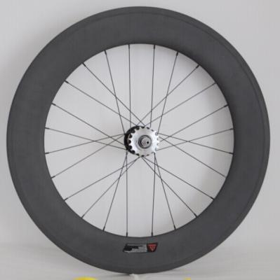 China 2014 NewYOUNGFAN BIKE700c 88MM Carbon clincher wheels width 23mm fixed gear for track bike for sale