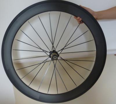 China 2014 super light YOUNGFANBIKE famous 60mm Clincher 700c road bike carbon wheel 23mm width for sale