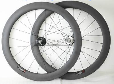 China High quality 700c track bicyle for clincher or tubular carbon wheelset  60mm*23mm wheels for sale