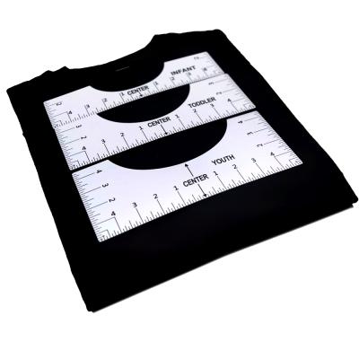 China Measuring Tools Machines T-shirt Design T-shirt Alignment Tool T-shirt Ruler for sale