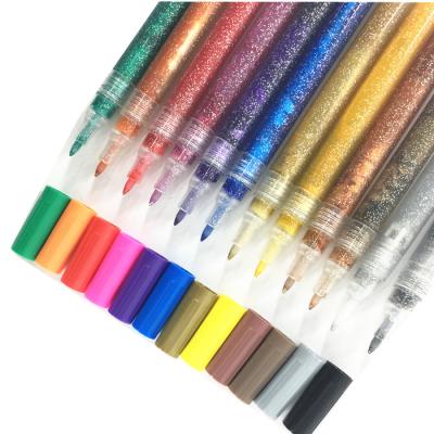 China Extra Fine Paper 0.7mm Tip Quick Drying Acrylic Paint Pens Markers Set for Rock, Glass, Mugs, Porcelain, Wood, Metal, Fabric, Canvas, for sale