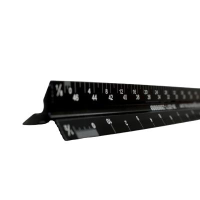 China Architects Triangular Ladder Metal Triangle Iron Ladder Steel Ruler for sale