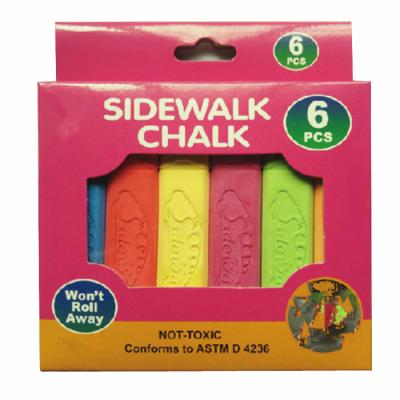 China 20 Count Washable Chalk Sidewalk Washable Jumbo Neon Chalk for sale