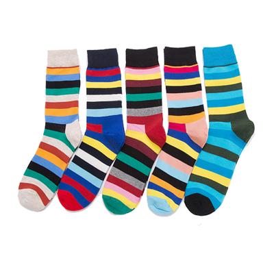 China Custom Mens Solid Cotton Basic Crew Socks Antibacterial for sale