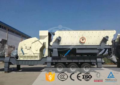 China Portable Mobile Stone Crusher Plant High Manganese Steel Fast Crushing Ratio for sale