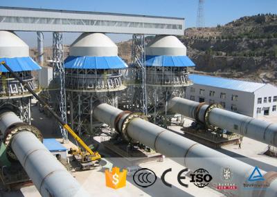 China 1.6*36m Equipments Used In Cement Plant 1.2-1.9TPH Rotary Kiln Plant Refractory Lining for sale