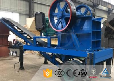 China Hermetic Basalt Granite Diesel Jaw Crusher 60mm Output for sale