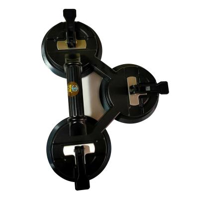 China Aluminum Alloy Safety Strong Pneumatic Heavy Duty Three-jaw Lifting Suction Glass Cups for sale