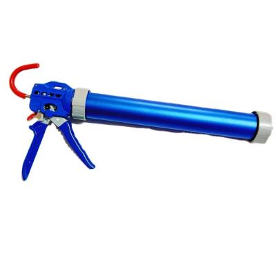 China Sturdy Aluminum Tube Original Safety Double Cartridges Bulk Load Sealant Caulking Guns for sale