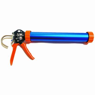 China Unrated Gold Three-Bearing Low Cost Aluminum Tube Pneumatic Hot Melt Caulking Guns for sale