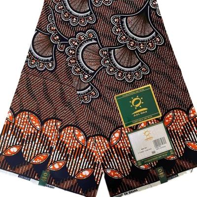 China Anti-Static 100%cotton African real wax cloth  Hollandis  fabric print material for clothes for sale