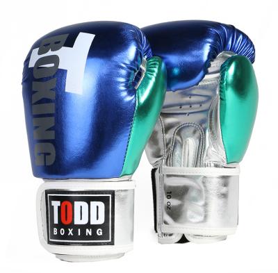 China Custom Logo Training PU Sandbag Boxing Glove Leather Professional Leather Boxing Gloves for sale