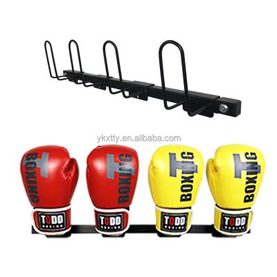 China Custom Steel Wall Mounted Boxing Gloves Display Rack Metal Storage Rack Gloves Drying Rack for sale