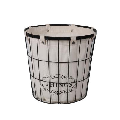 China Jialan Outer Metal Stocked Inner White Liner Basket for sale