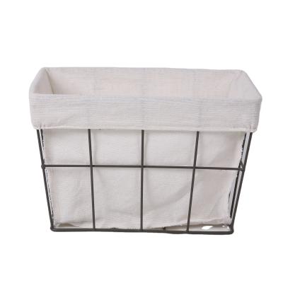 China Factory Wholesale Inner And Outer Stocked Metal Baskets Household Storage Baskets for sale