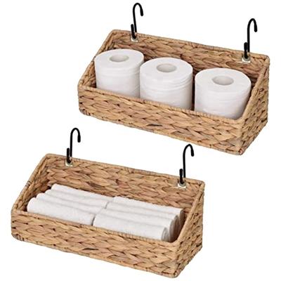 China Jialan Eco-friednly Woodchip Wall Basket Woven Storage Basket Natural Wooden Custom Stored for sale