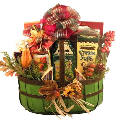 China Jialan Celebration Sustainable Handmade Woven Colorful Oval Wood Chip Gift Basket Basket With Handle for sale