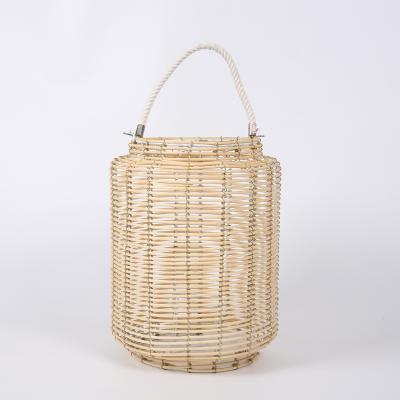 China Natural Wicker Hollow Line Stocked Storage Jialan Basket for sale