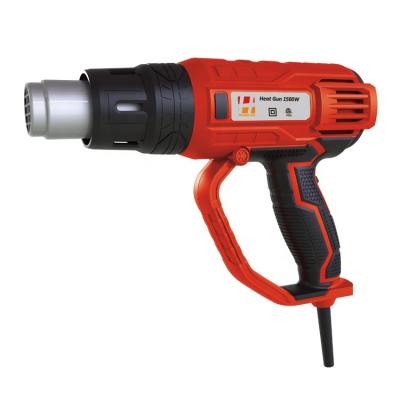 China 2000W Mini Air Blower Electric Heater Gun Cool/Hot Fast Hot Pneumatic Gun Attached LED Heat Guns for sale