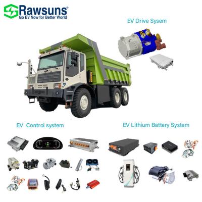 China Rawsuns 240Kw 360kw electric car electric motor ev motor kit waterproof conversion kit for truck/bus for sale