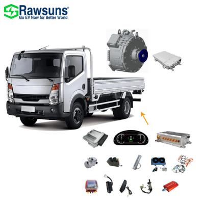 China Rawsuns 75kw 120kw electric car motor kit ev motor waterproof ev conversion kit for 6m bus/light truck for sale