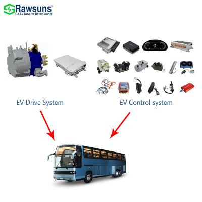 China IP67 Rawsuns Electric System 3380Nm 185KW EV Motor Electric Car Conversion Kit BMS For 10-13m Battery Bus Car for sale