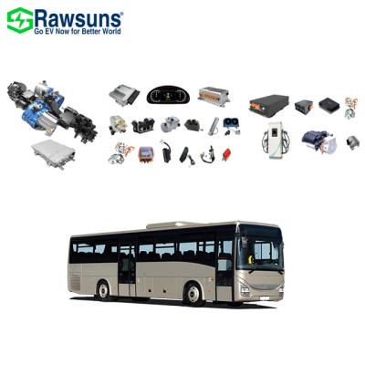 China IP67 Rawsuns E-axle 2* 128kw 16000Nm Electric Vehicle Motor Driving EV Conversion Kit For AMT Gear Battery 12 Meter Bus for sale