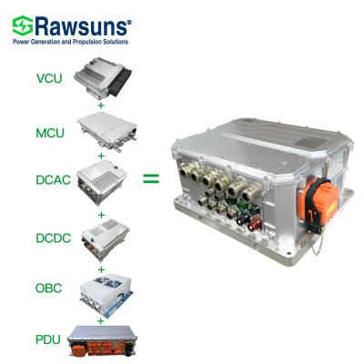 China High Quality Motor Controller 350 EV Car Conversion Kit 4 in 1 Integrated Controller For Electric Vehicle for sale