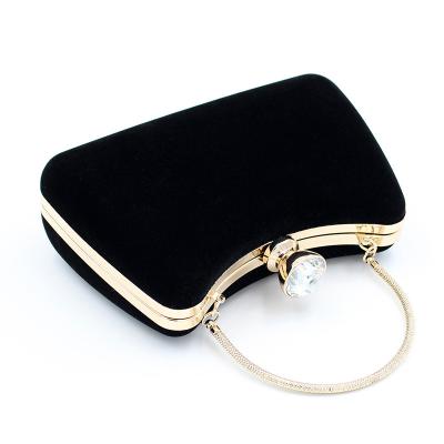 China Bag Fashion Handbags Lady Shoulder Purse Chain Inner Velvet Felt Phone Party Mini Evening Clutches Elegant for sale